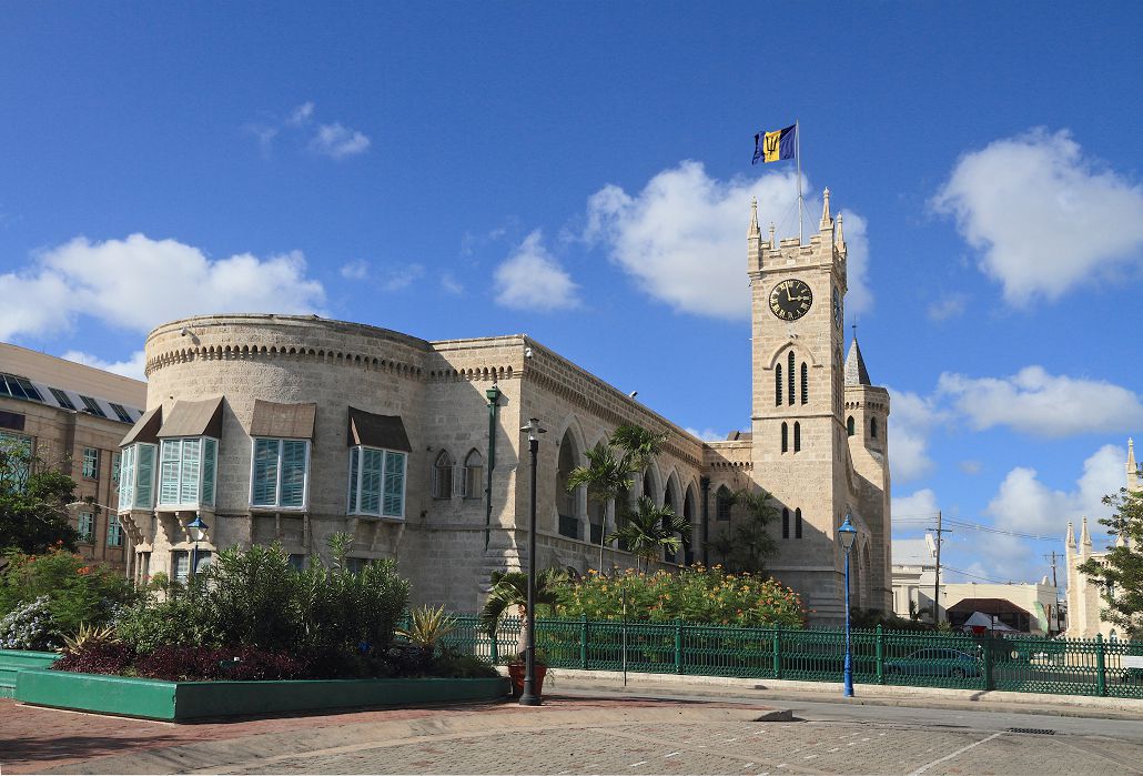 桥镇及其军事要塞bridgetown and its garrison
