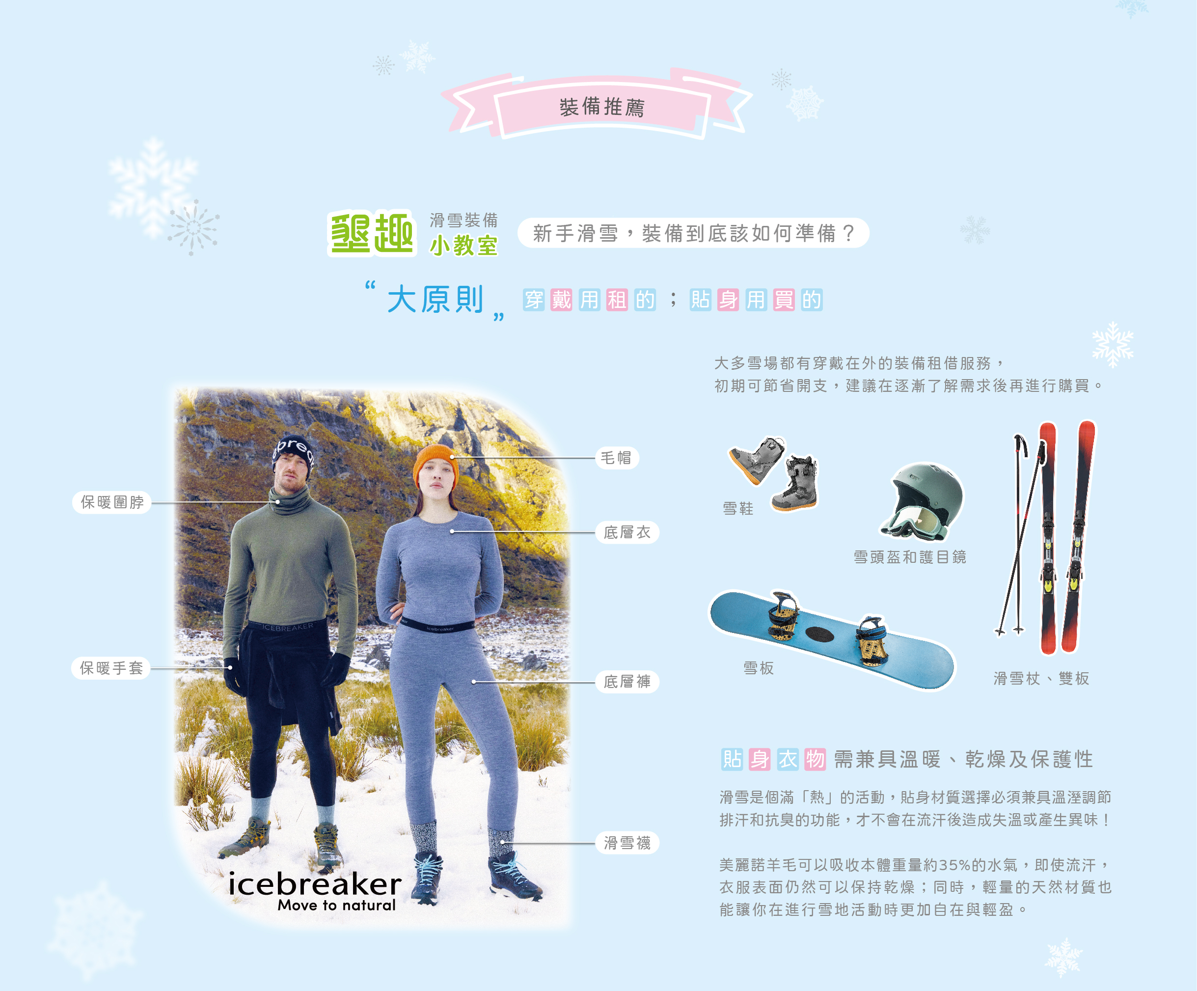 滑雪 裝備