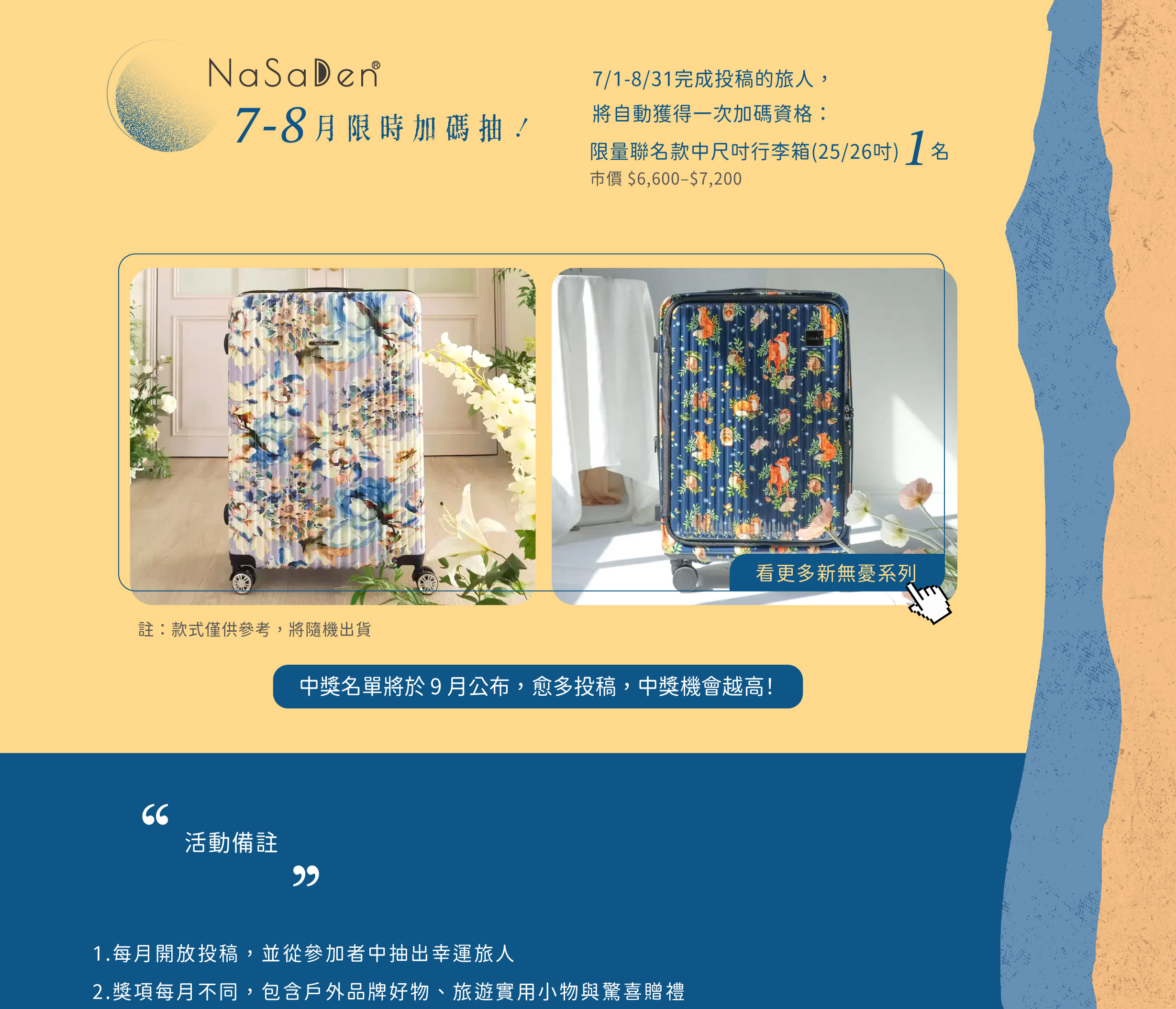 7~8月限時加碼